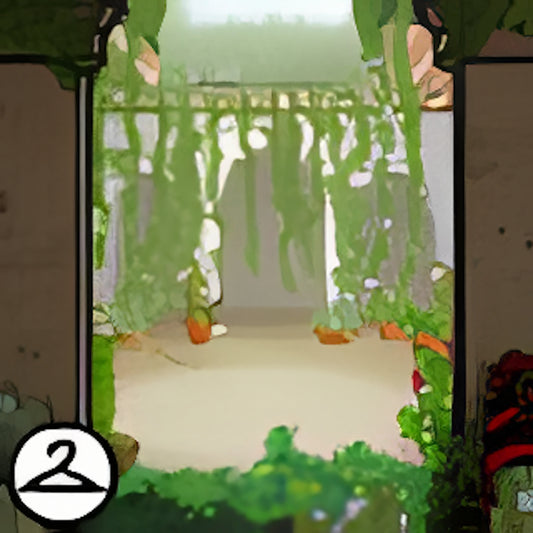 Premium Collectible: Hanging Garden Background