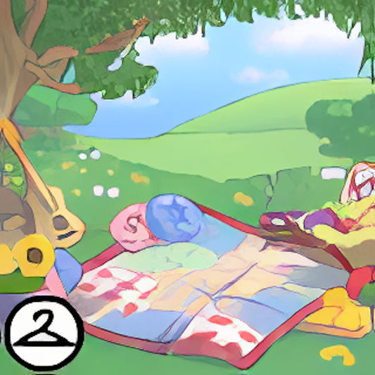 Balmy Summer Picnic Background