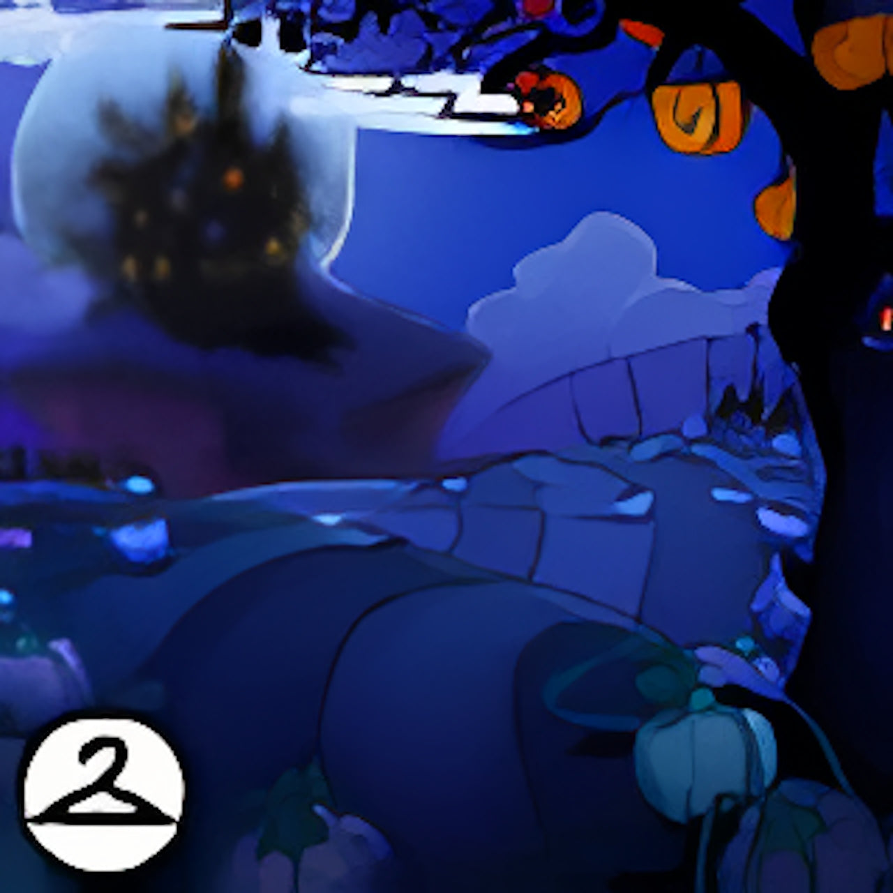 Premium Collectible: Enchanted Pumpkin Patch Background