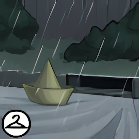 Rainy Storm Drain Background