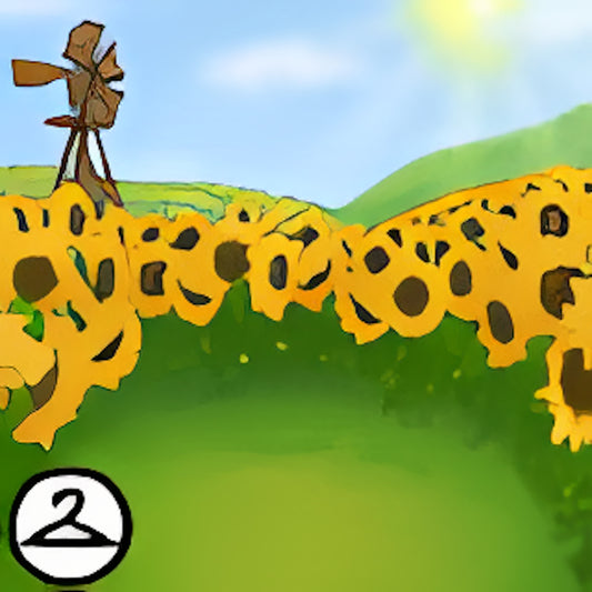 Premium Collectible: Sunflower Fields Background