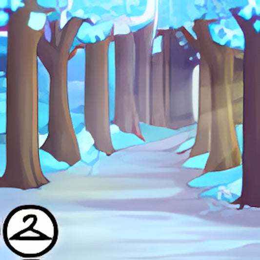 Frozen Glade Background