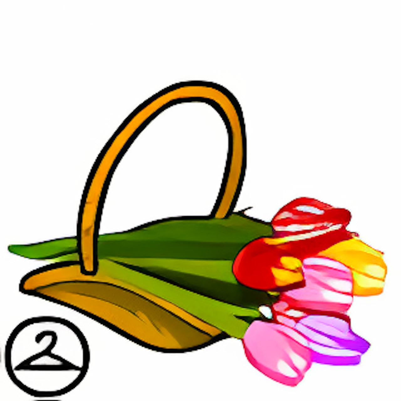 Basket of Tulips