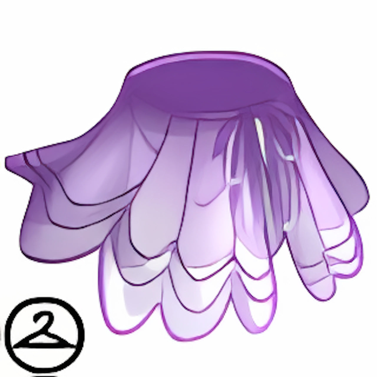 Dyeworks Lavender: Flowing Ombre Cape