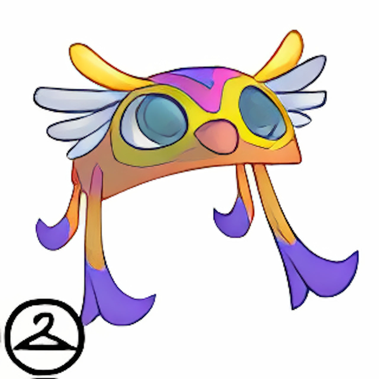 Rainbow Whoot Hat
