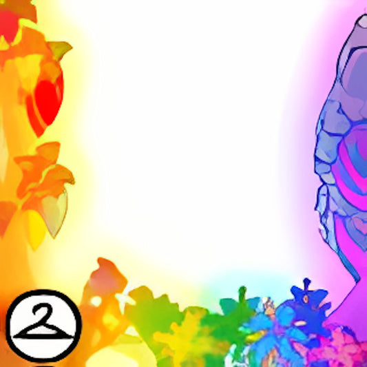 Glowing Rainbow Tree Foreground