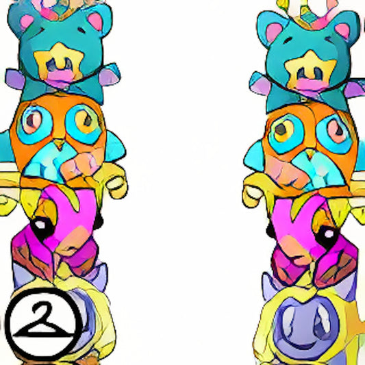 Patchwork Totem Poles
