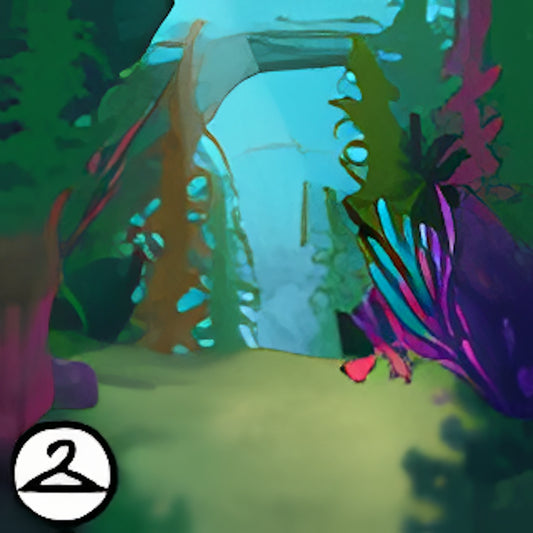 Kelp Forest Path Background