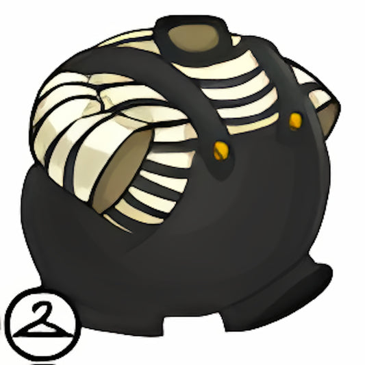 Baby Gothic Striped Overalls