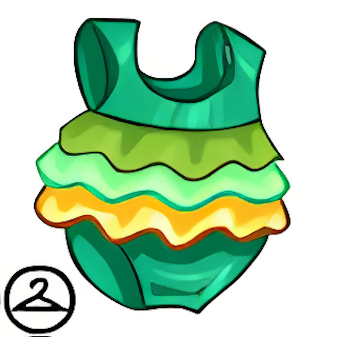 Dyeworks Green: Baby Summer Swimsuit