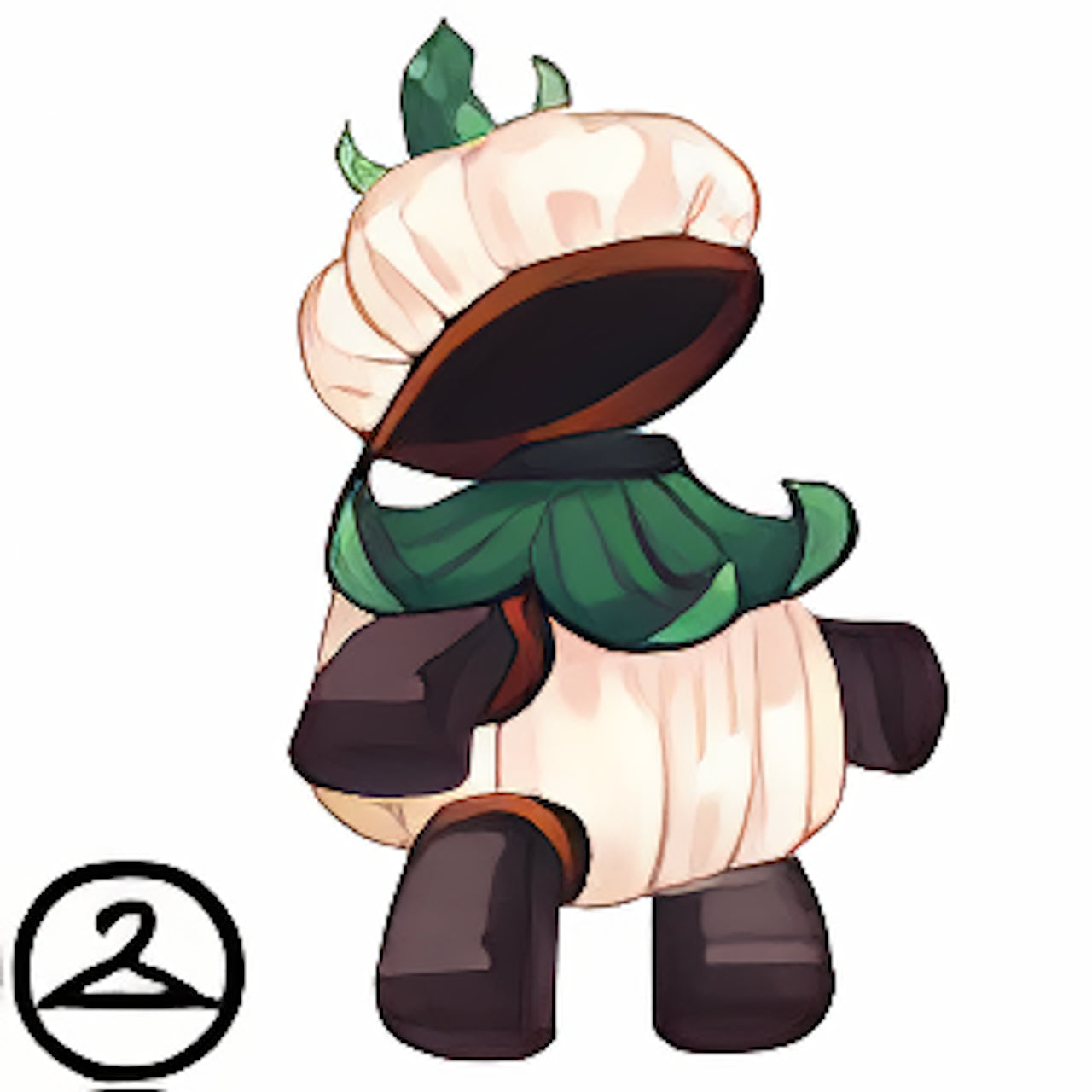 Dyeworks White: Baby Pumpkin Costume