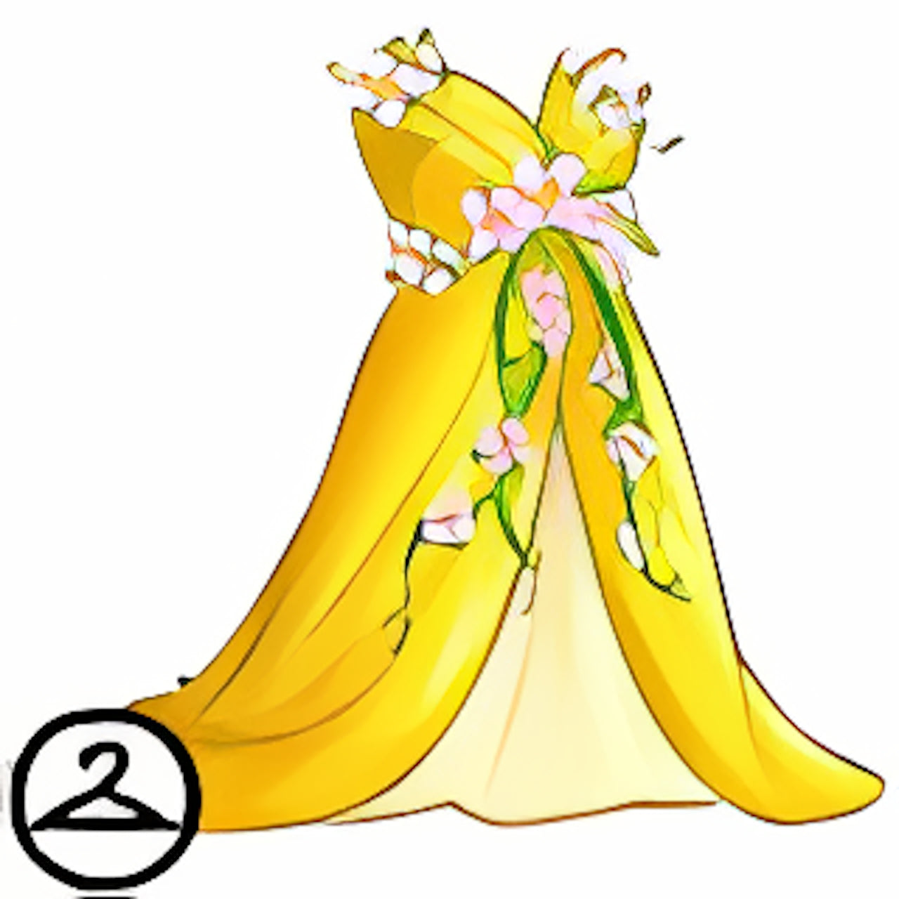 Dyeworks Yellow: Flowing Floral Dress