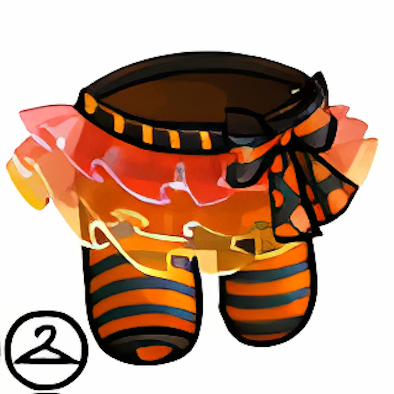 Baby Halloween Tutu and Tights