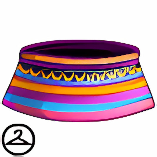 Highlighted Fabric Skirt