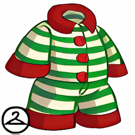 Holiday Striped Pajamas
