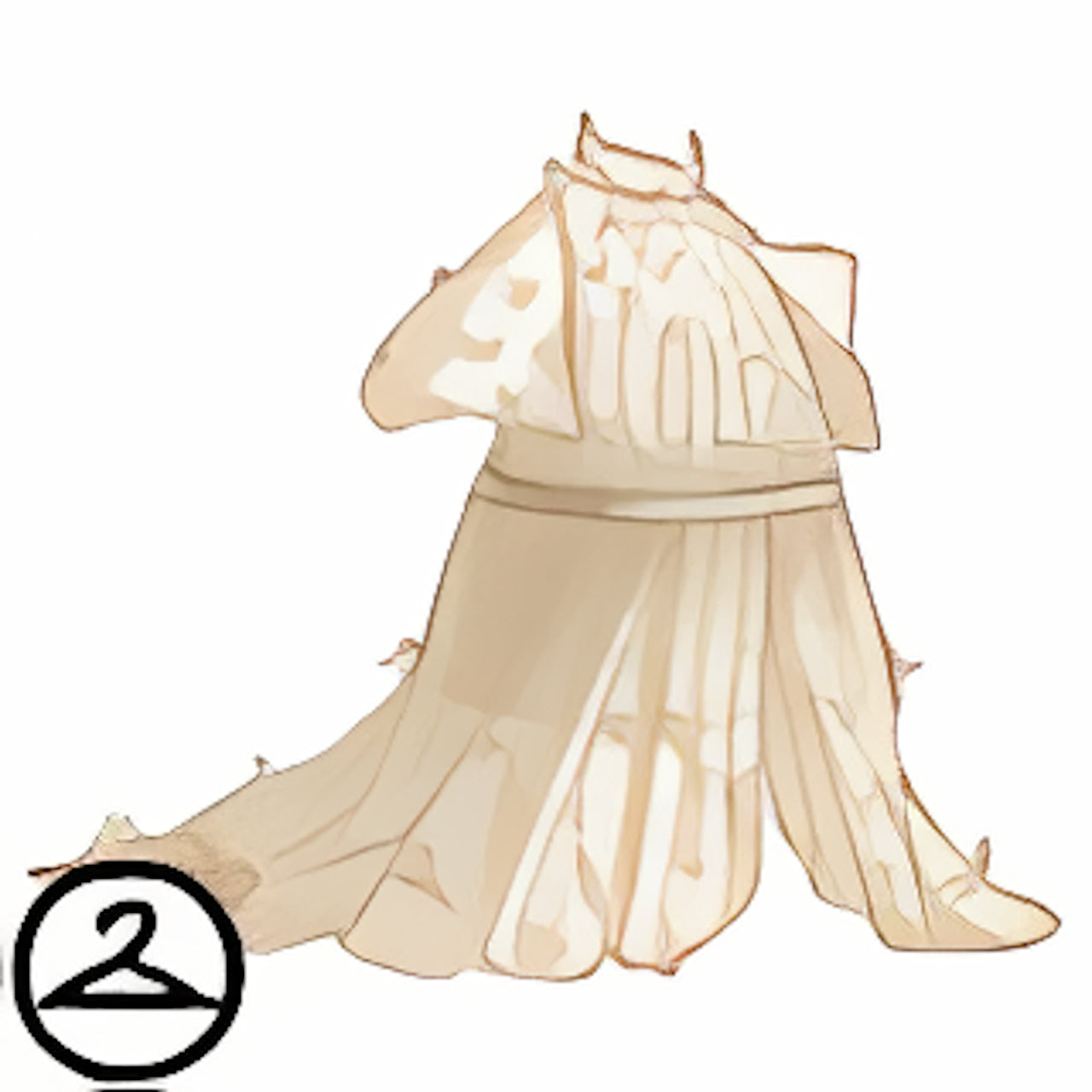 Dyeworks Ivory: Lavender Petal Dress