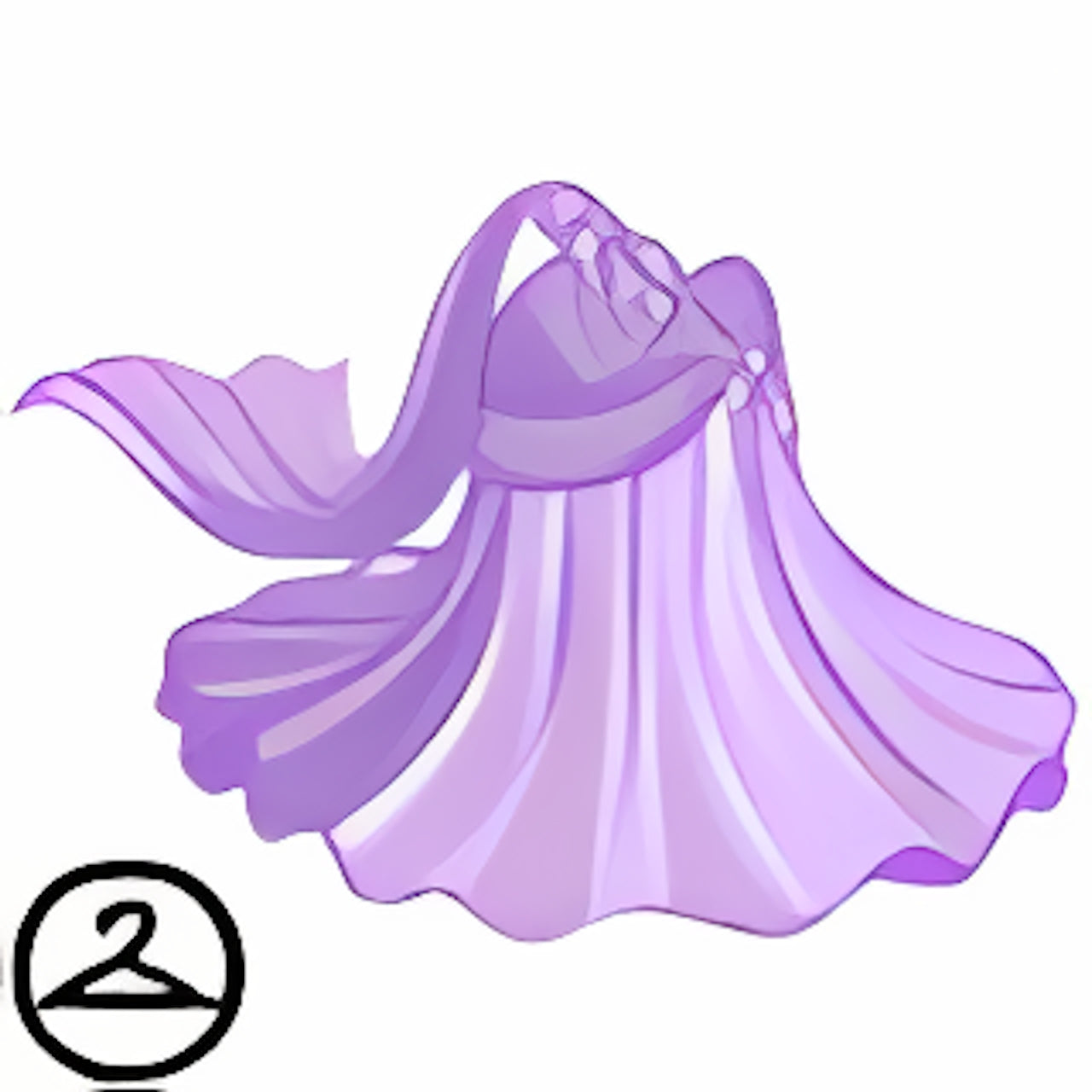 Dyeworks Lavender: Maraquan Sea Blue Gown