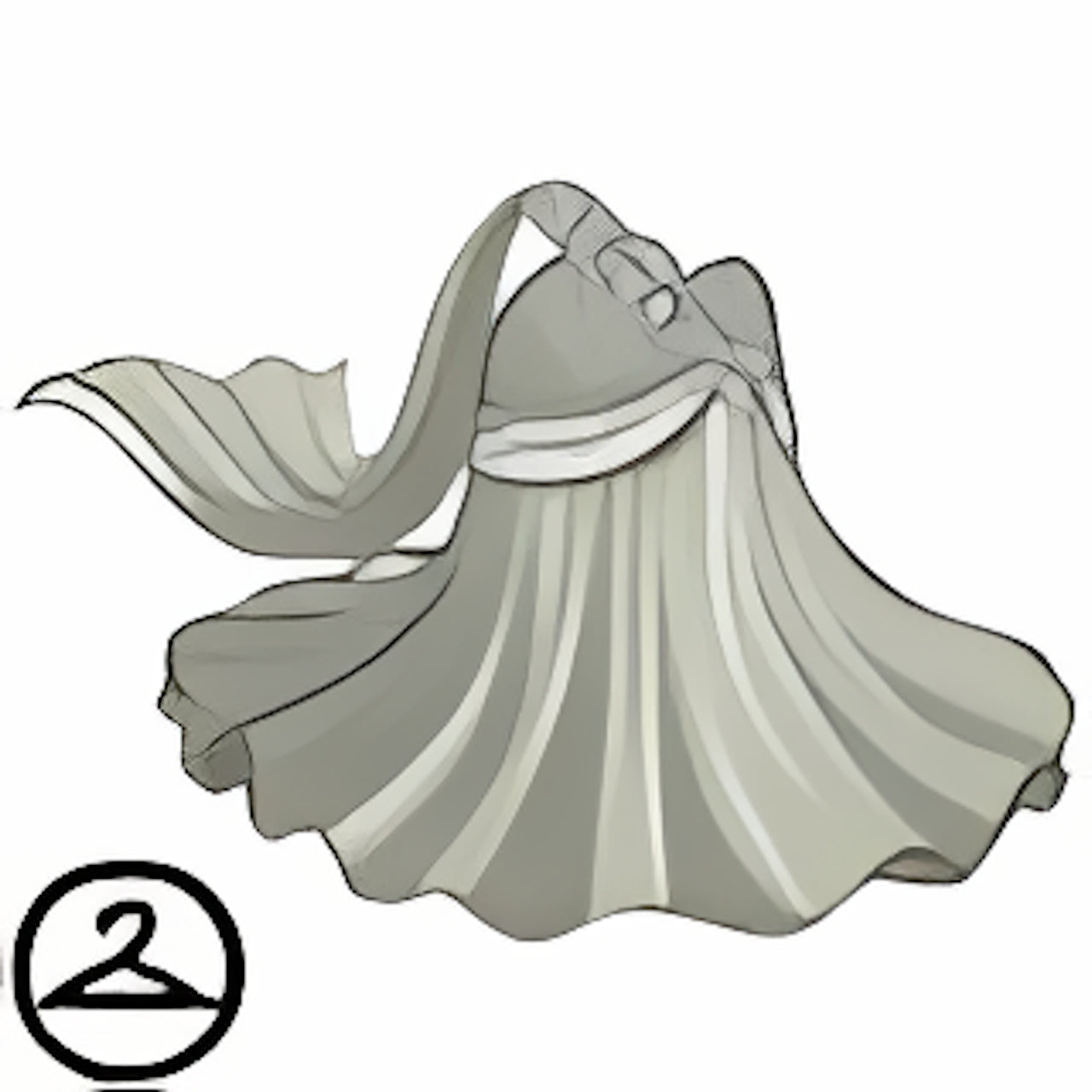 Dyeworks Silver: Maraquan Sea Blue Gown