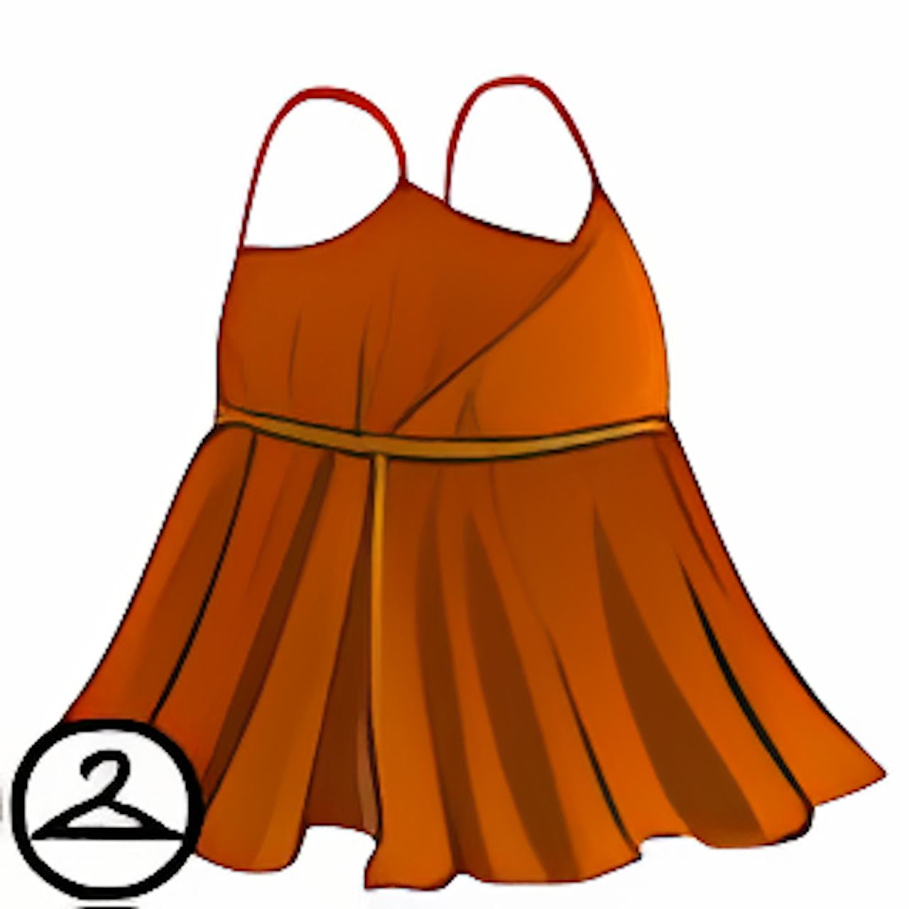 Dyeworks Orange: Maraquan Velvet Dress