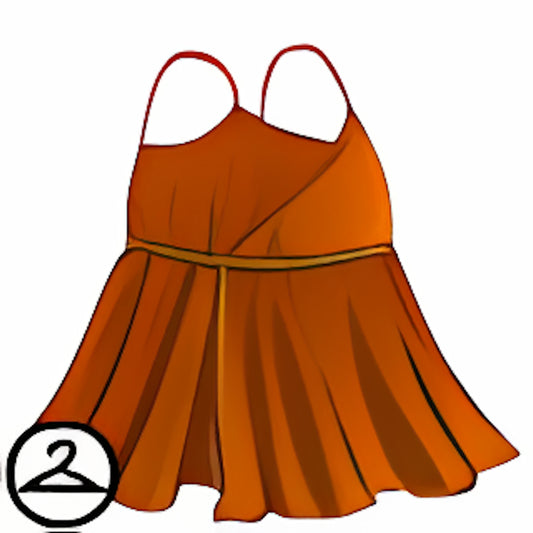 Dyeworks Orange: Maraquan Velvet Dress
