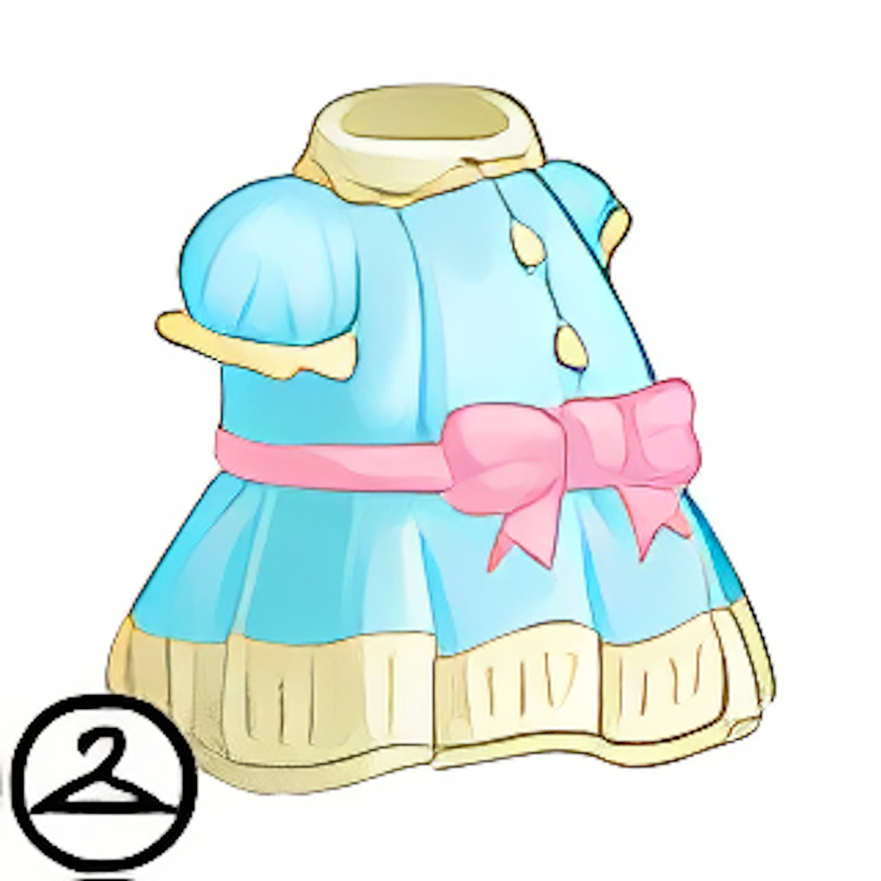 Creepy Blue Doll Mutant Dress
