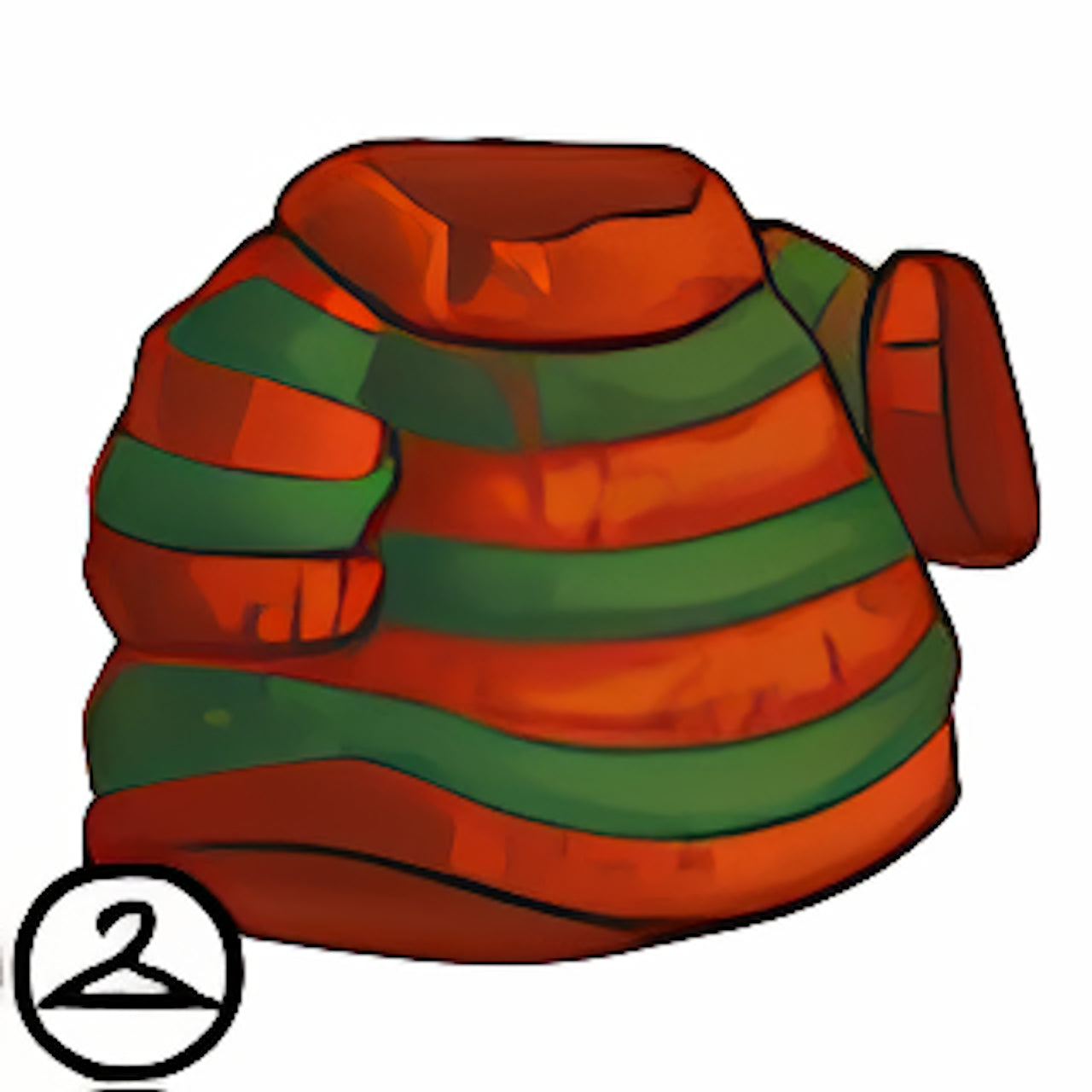 Grunge Striped Mutant Sweater