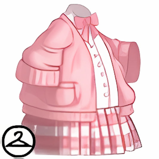 Pink Kawaii School Outfit