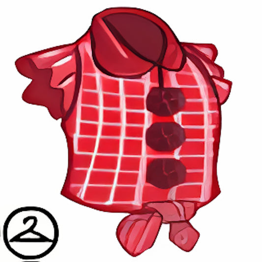 Premium Collectible: Red Gingham Top