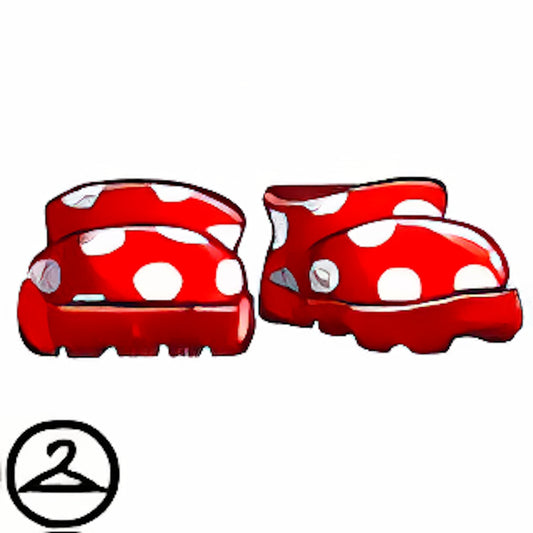 Red Polka Dot Boots