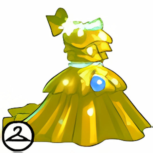 Dyeworks Yellow: Elegant Holiday Tree Dress