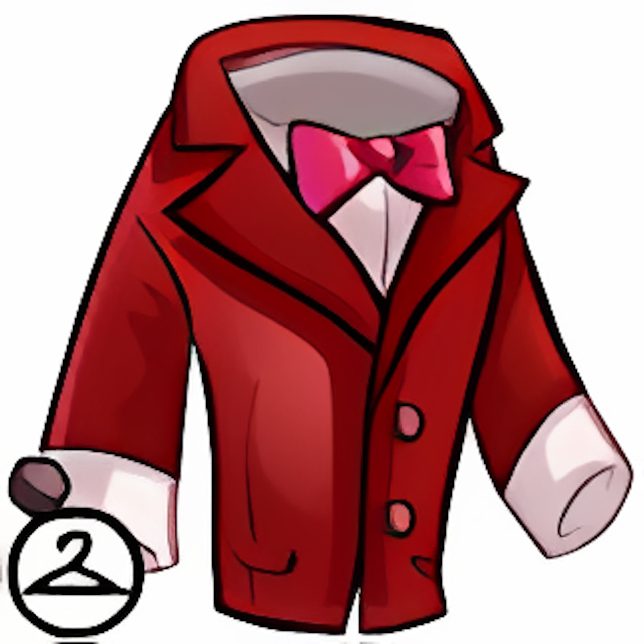 Valentine Tuxedo Top