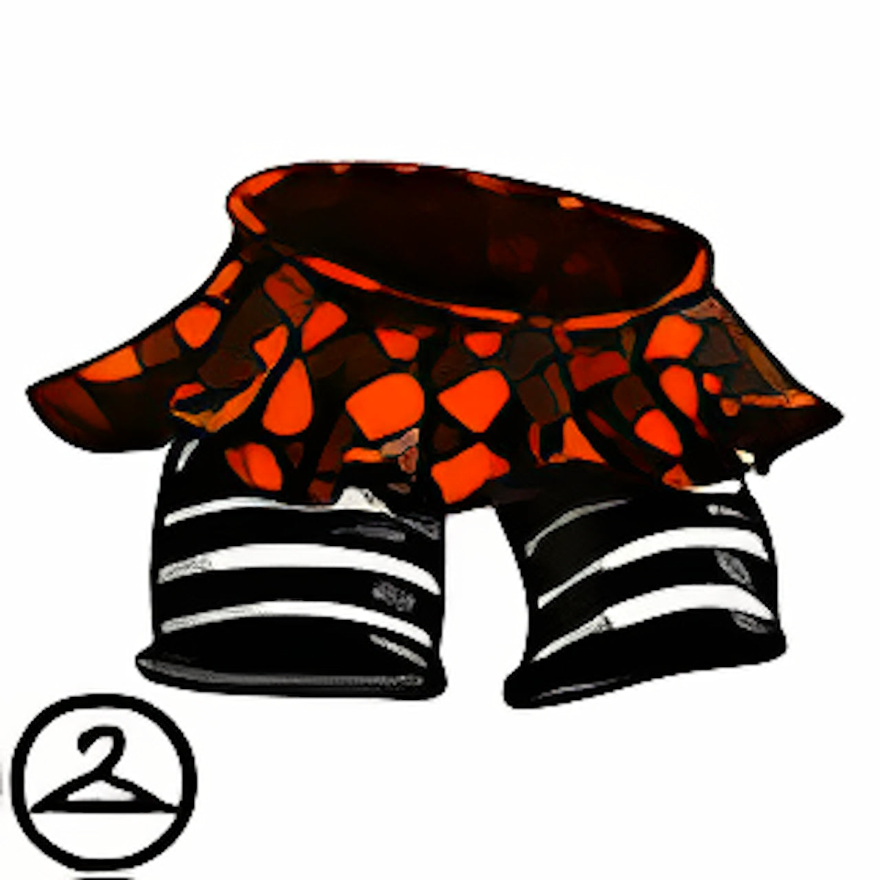 Vintage Halloween Party Skirt & Leggings