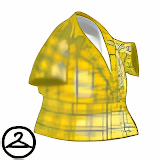Yellow Plaid Blazer & Skirt