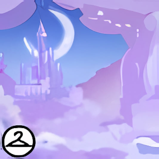 Dyeworks Purple: Cloud Castle Background