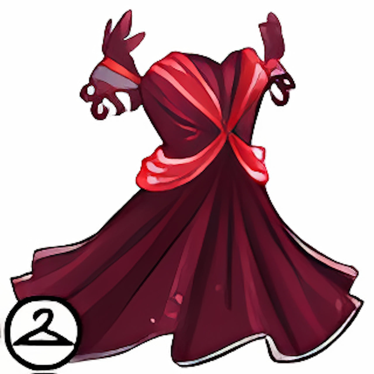 Dyeworks Red: Dark Mystical Gown