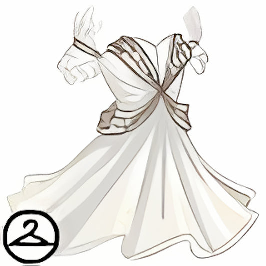 Dyeworks White: Dark Mystical Gown