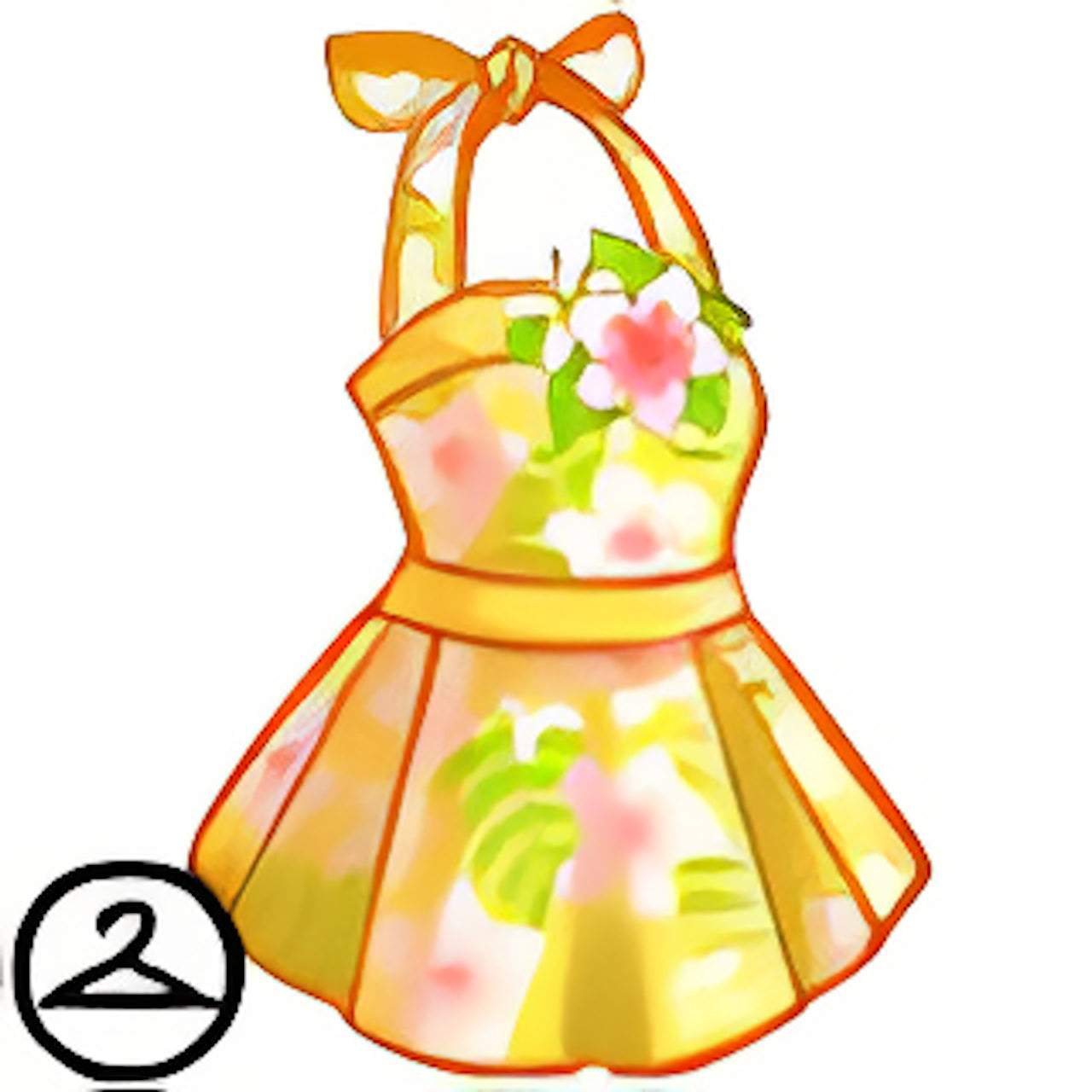 Yellow Island Dress