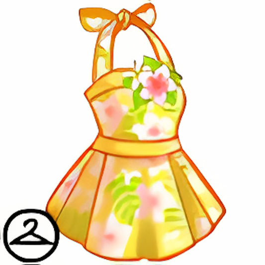 Yellow Island Dress