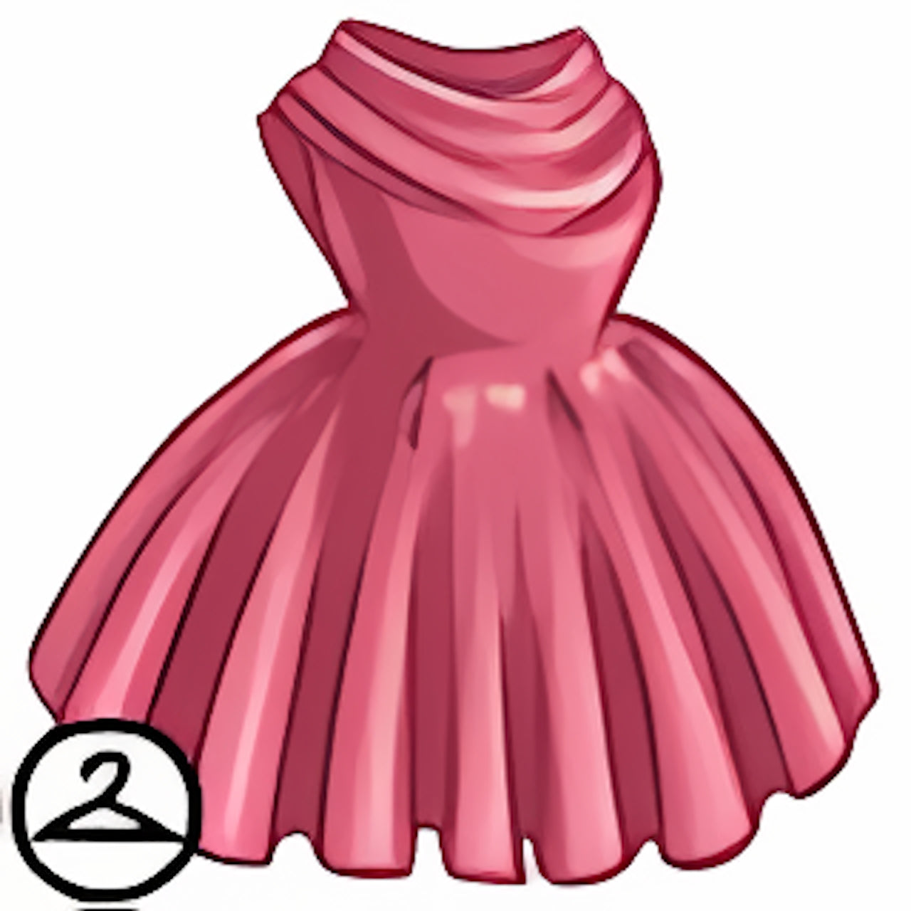 Mutant Pink Ruffle Dress