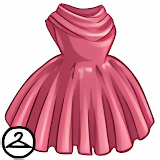 Mutant Pink Ruffle Dress
