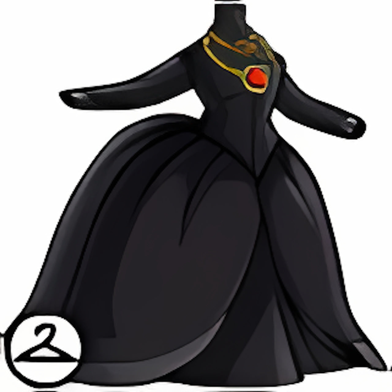 Mysterious Velveteen Dress