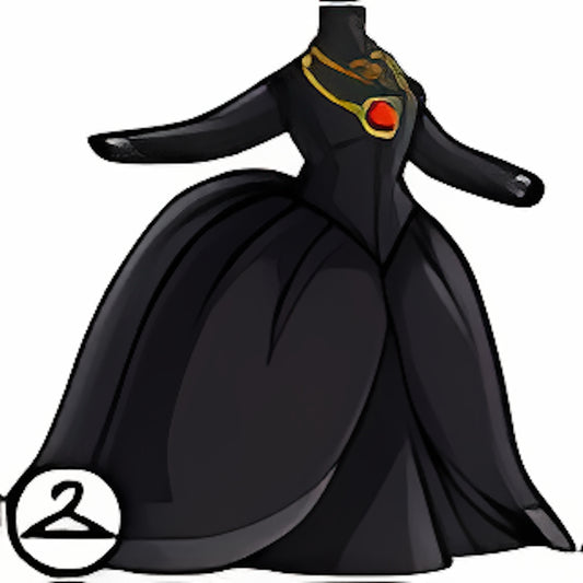 Mysterious Velveteen Dress