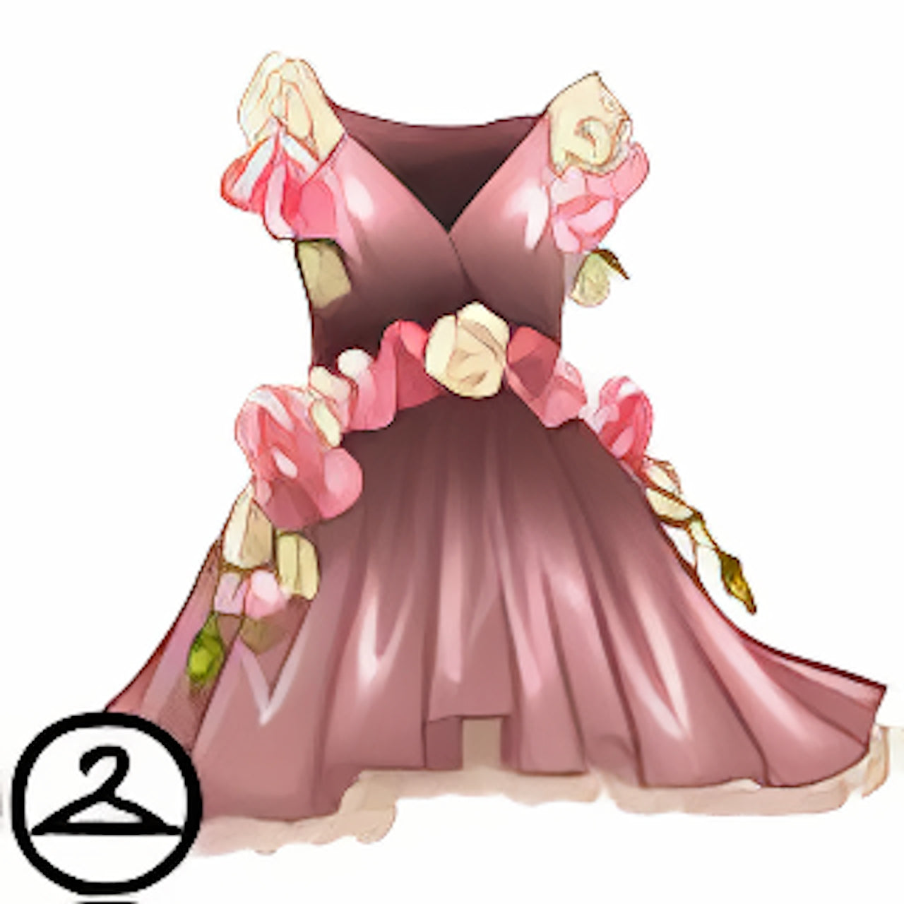 Vintage Mauve Valentine Gown