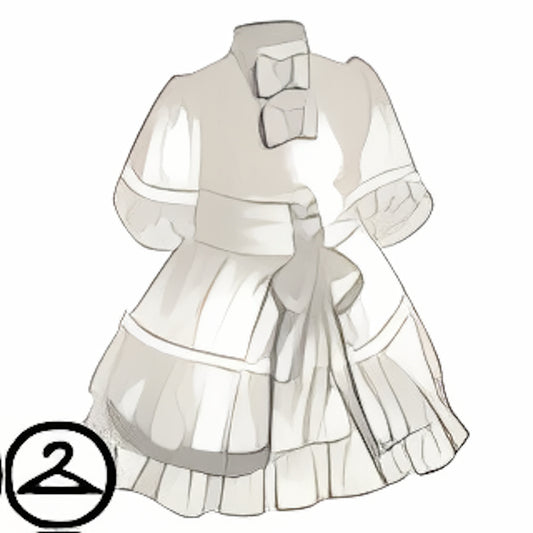 Dyeworks White: Ruby Carolling Dress