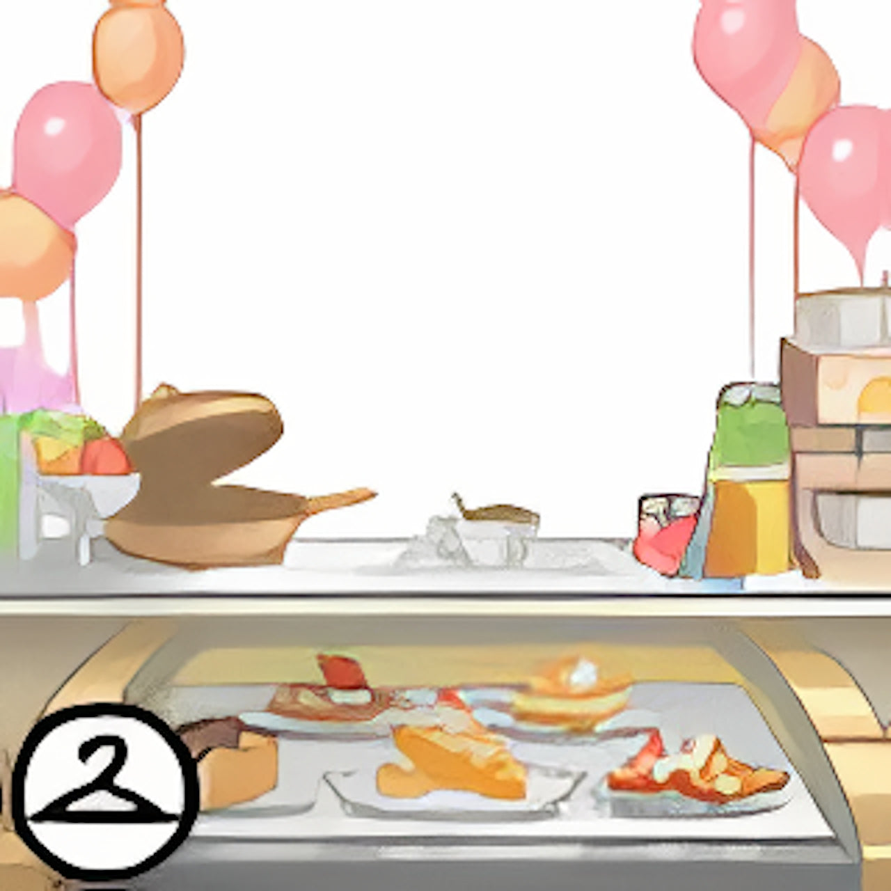Birthday Waffle Station Foreground