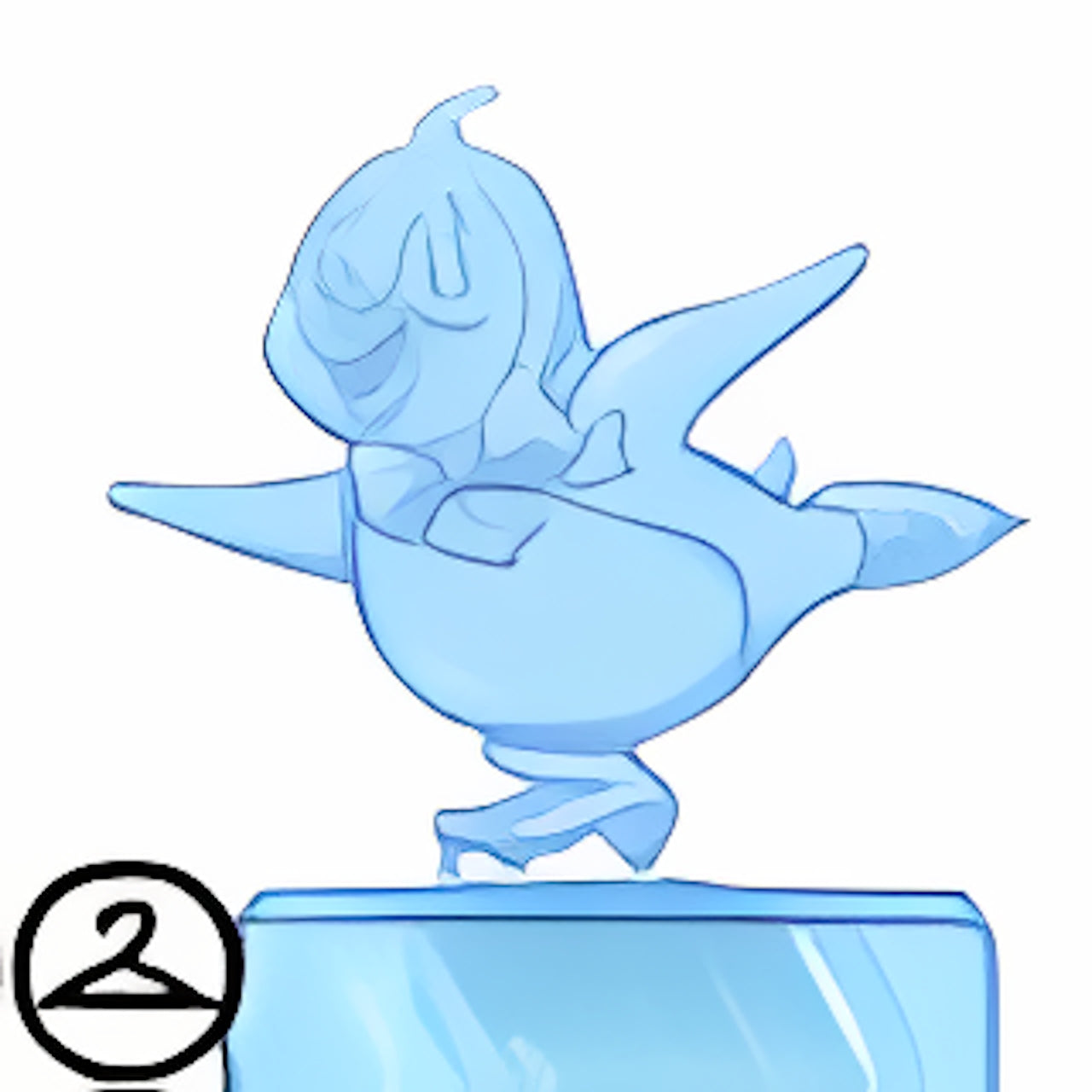 Premium Collectible: Bruce Ice Skating Sculptures Foreground