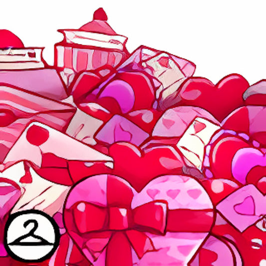 Pile of Valentines Foreground