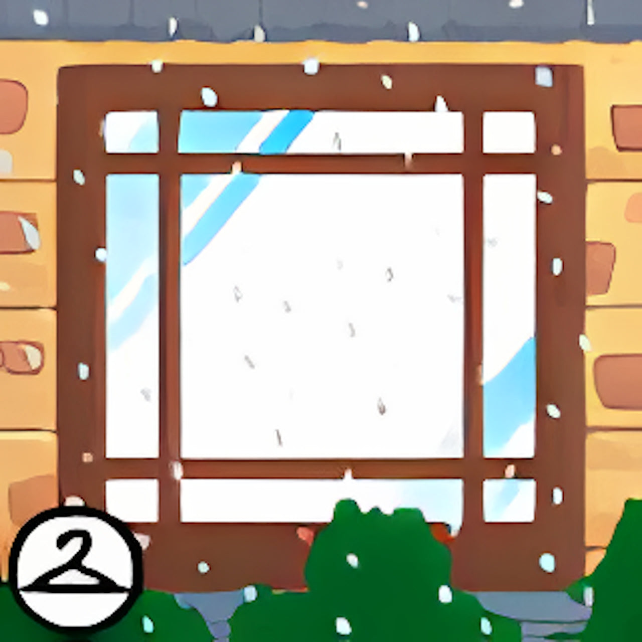 Raining Outside Window Foreground