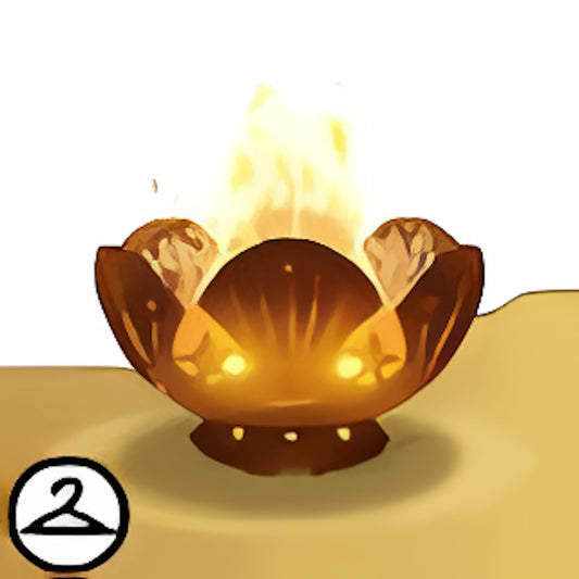 Beach Shell Fire Pit Foreground