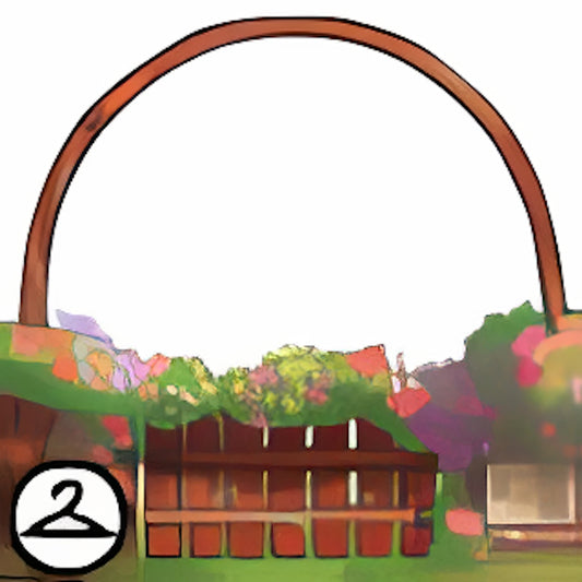 Wooden Flower Gate Foreground